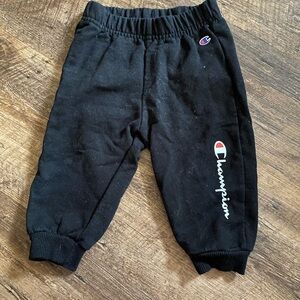 Champion Black Casual Jogger Pants with Elastic Waistband